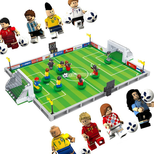 World Soccer Field Legoings Soccer Figure Toys