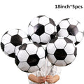 Soccer Theme Party Round Balloons