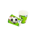 Football Party Supplies Soccer Theme Plate Cup Straw Birthday Decoration Tableware Party Supplies